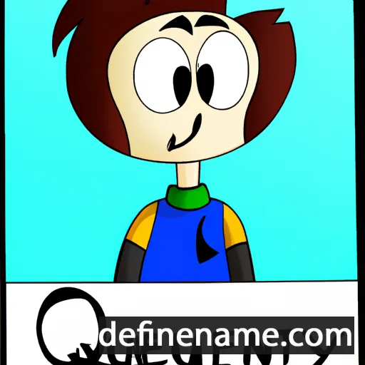 cartoon of the name Quenby