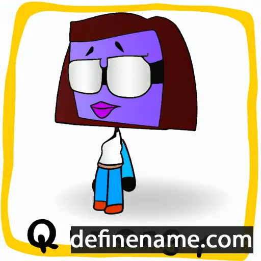 cartoon of the name Quency