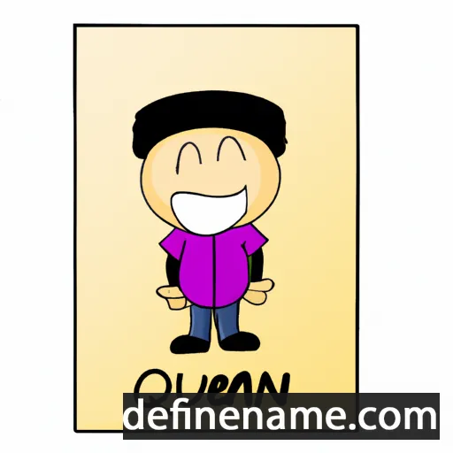 cartoon of the name Queran