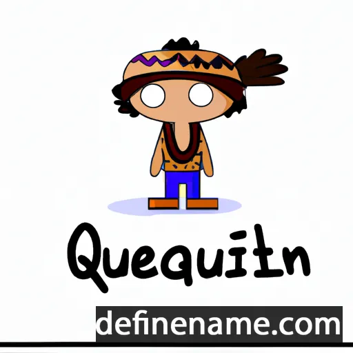 cartoon of the name Quetzun