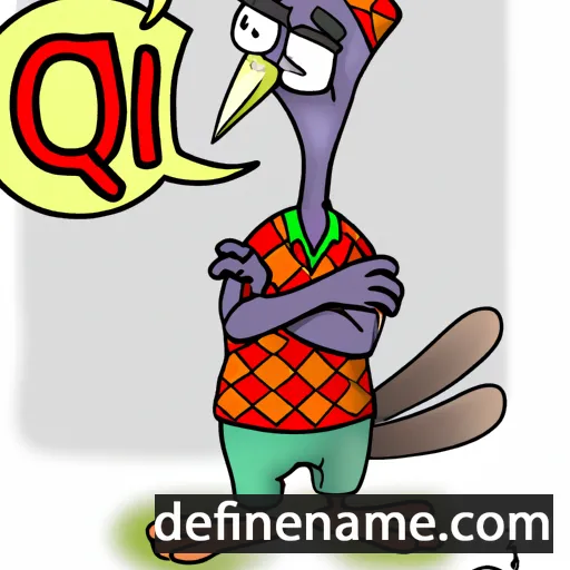 cartoon of the name Quil