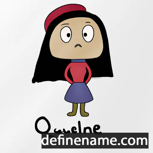 cartoon of the name Quilene