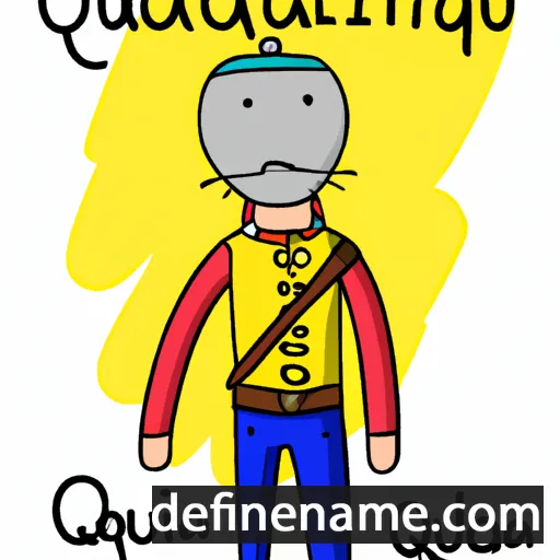 cartoon of the name Quiliano