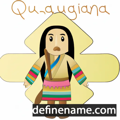 Quillasumaq cartoon