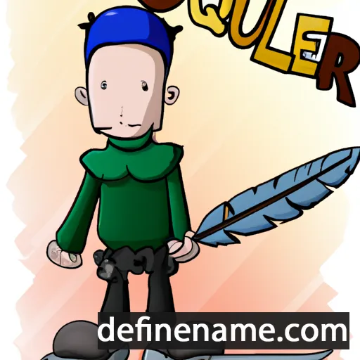 cartoon of the name Quiller