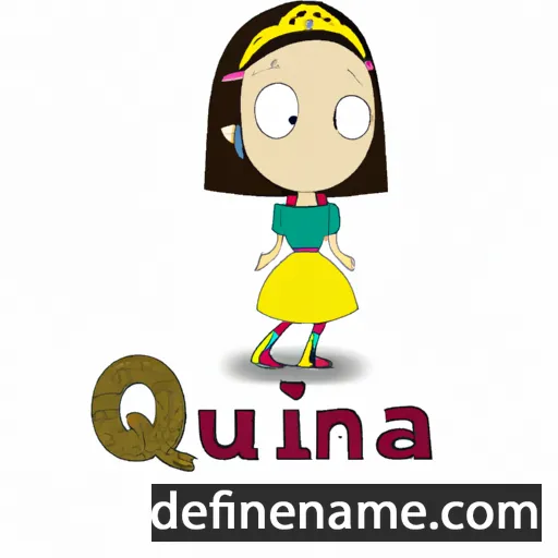 cartoon of the name Quina