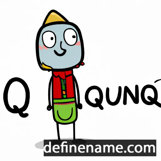 cartoon of the name Quincas