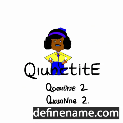 cartoon of the name Quinette