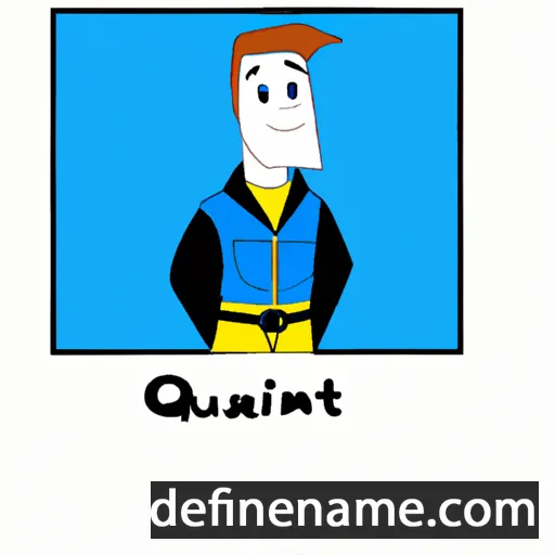 cartoon of the name Quint