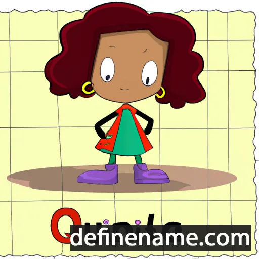 cartoon of the name Quinta