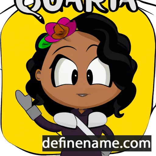 cartoon of the name Quintara