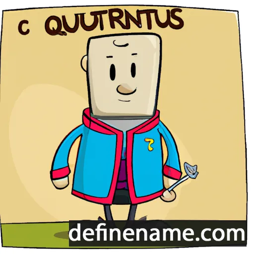 cartoon of the name Quinterius