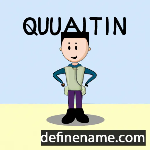 cartoon of the name Quintiano