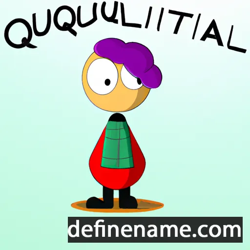 cartoon of the name Quintili