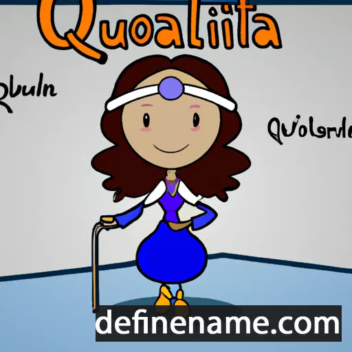 Quintilia cartoon