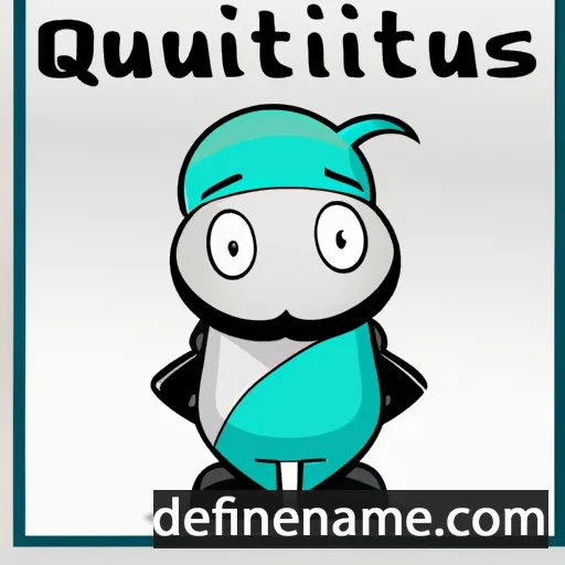 cartoon of the name Quintilis