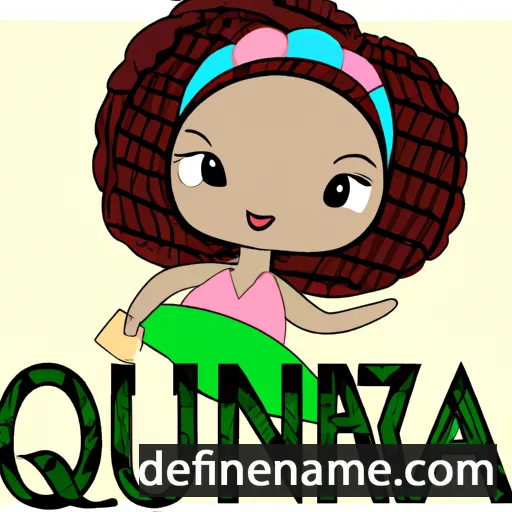 cartoon of the name Quiônia