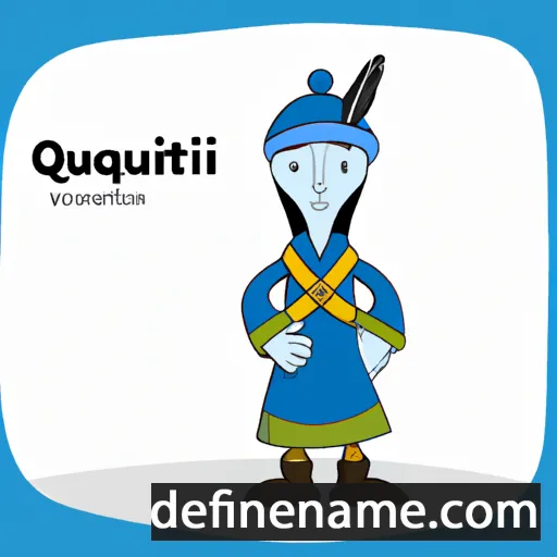 cartoon of the name Qulutaq