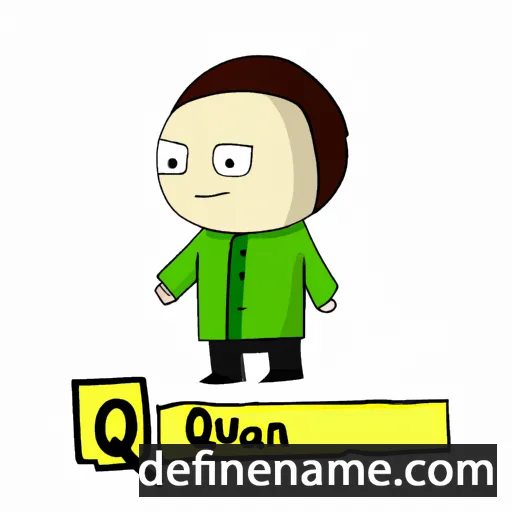 cartoon of the name Quon