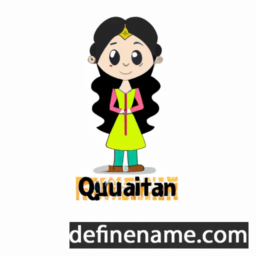 Quratulain cartoon