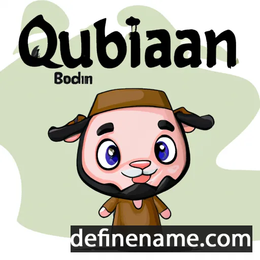 cartoon of the name Qurban