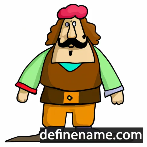 cartoon of the name Pázmán