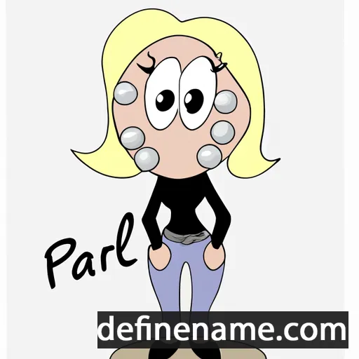 cartoon of the name Pärle