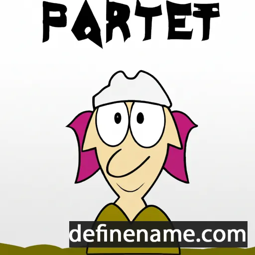 cartoon of the name Pärtel