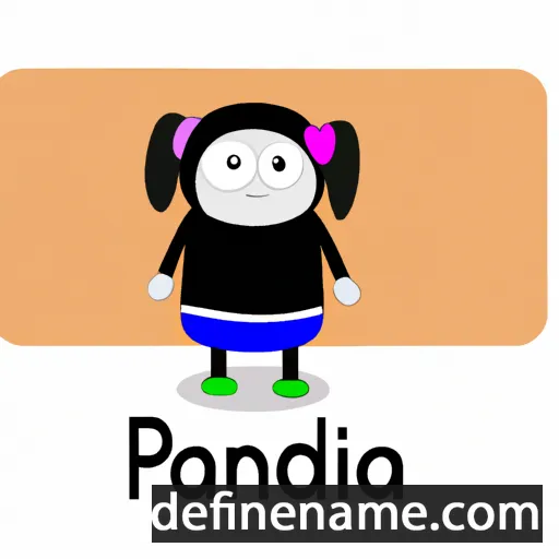 cartoon of the name Panida