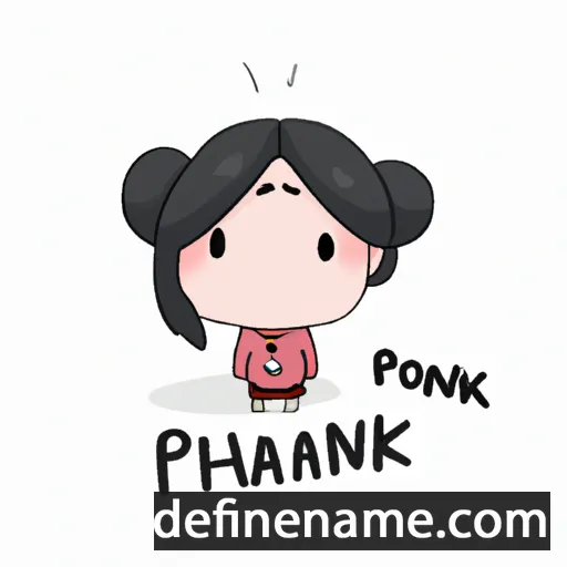 cartoon of the name P’anka