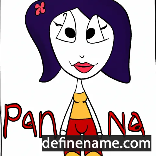 cartoon of the name Panna