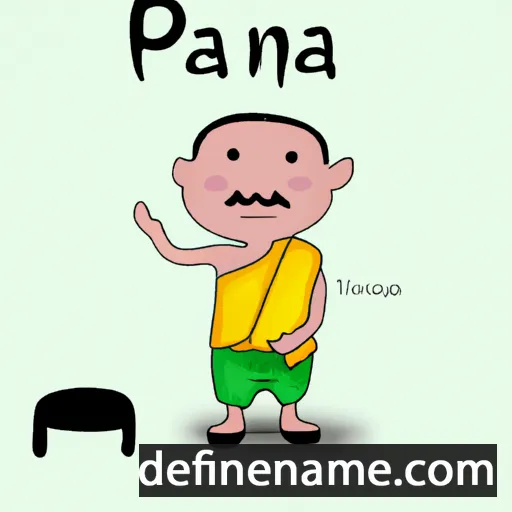 cartoon of the name Pannapa