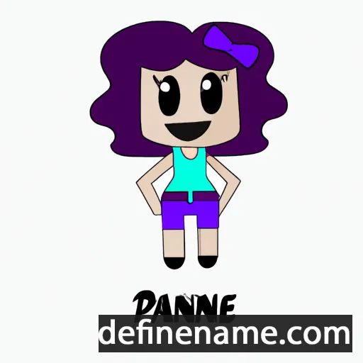 cartoon of the name Pannie