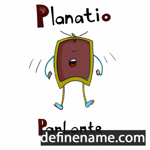 cartoon of the name Pantaléonie