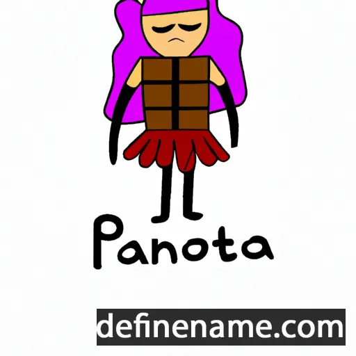 cartoon of the name Pantaleona