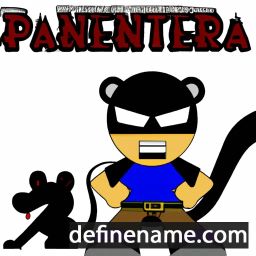 cartoon of the name Pantera