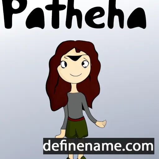 cartoon of the name Panthea