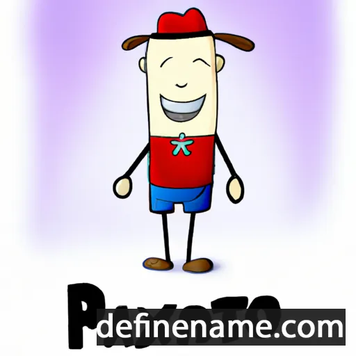 cartoon of the name Pantxo