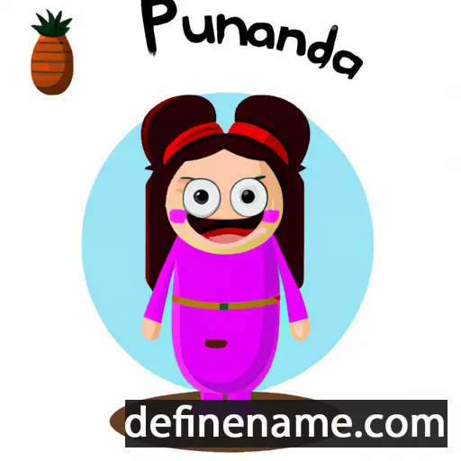 cartoon of the name Panuínaĸ