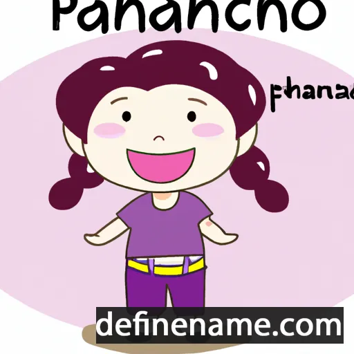 cartoon of the name Panuphong