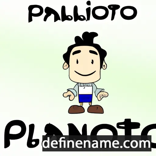 cartoon of the name Paolantonio