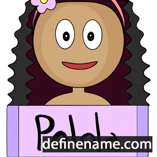 cartoon of the name Paolla