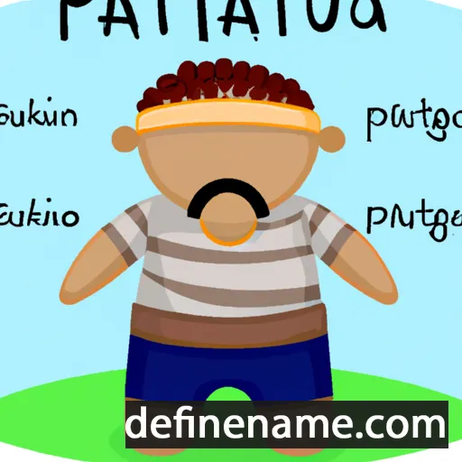 cartoon of the name Papatuanuku