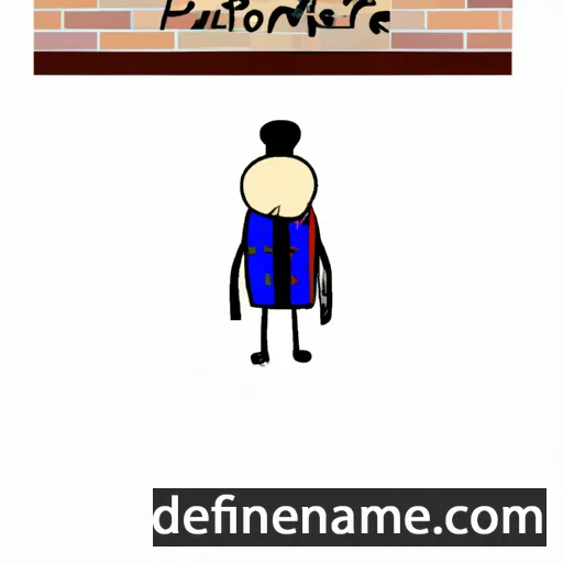 cartoon of the name Papnoute