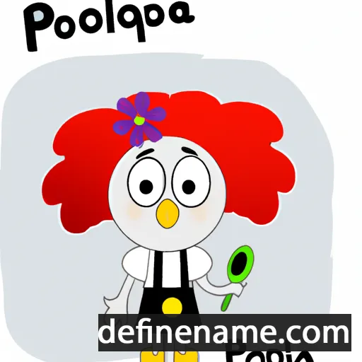 cartoon of the name Papoula