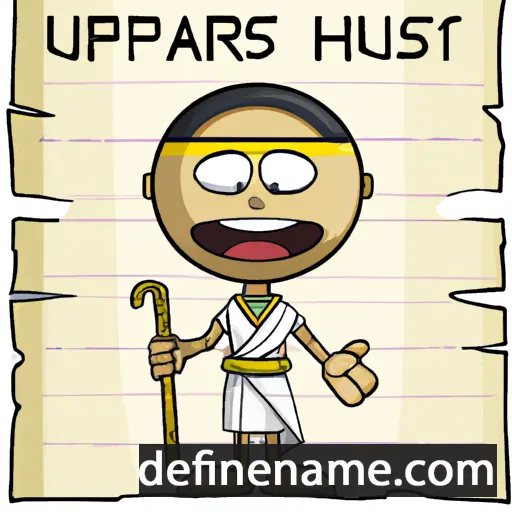 cartoon of the name Papyrus