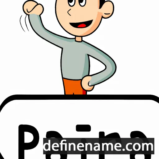 cartoon of the name Para