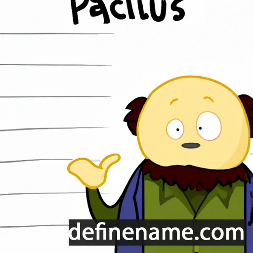 cartoon of the name Paracelsus