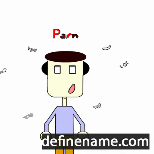 cartoon of the name Paran