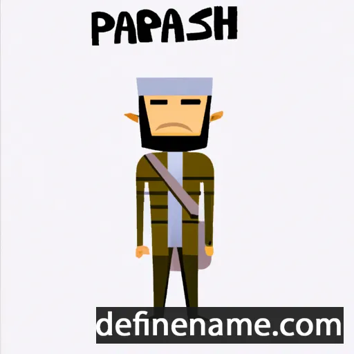 cartoon of the name Parasian